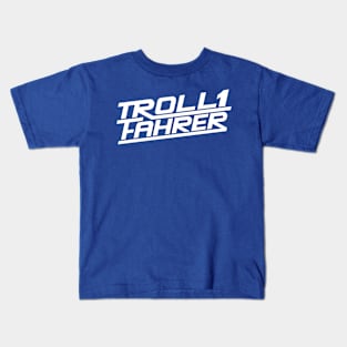 Troll driver / Troll driver logo (white) Kids T-Shirt